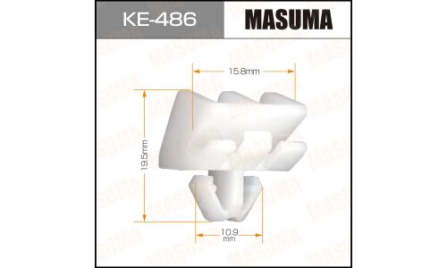 Клипса крепёжная порогов Masuma, для Mercedes-Benz, арт. KE-486