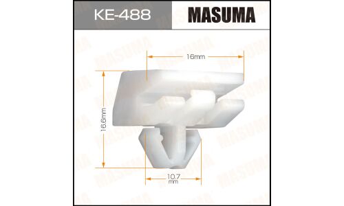 Клипса крепёжная порогов Masuma, для Mercedes-Benz, арт. KE-488