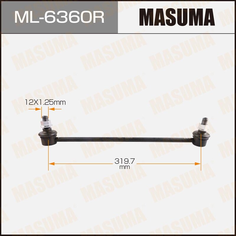 

Стойка стабилизатора (линк) MASUMA front RH FIT ARIA, CITY / GD8