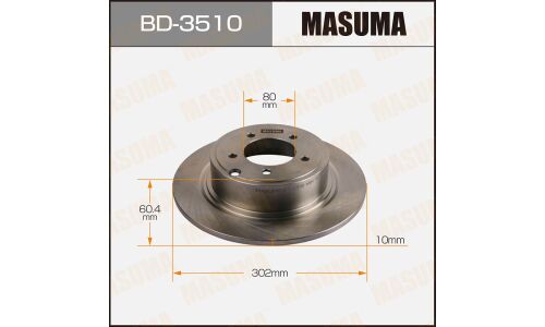 Диск тормозной MASUMA rear ASX, OUTLANDER / GA3W, CW5W
