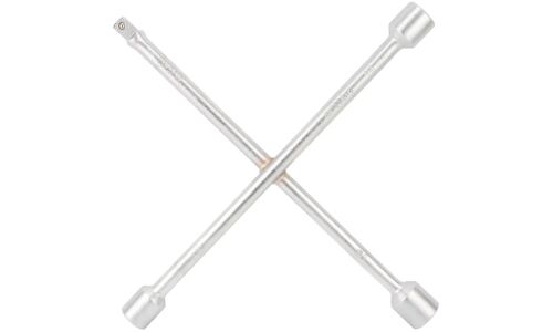 Ключ баллонный крестообразный Автодело, 17/19/21мм, с квадратом 1/2", длина 360мм, арт. АД-30714