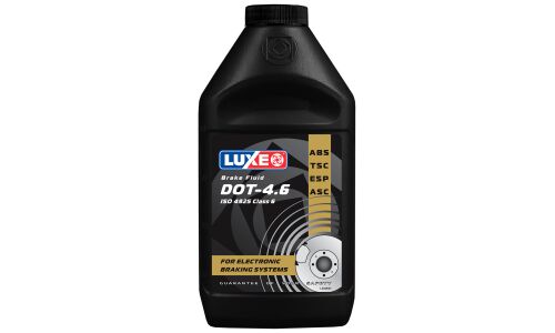 Жидкость тормозная LUXE Brake Fluid, DOT 4 Class 6, ABS, 455г