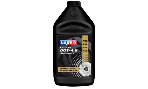 Жидкость тормозная LUXE Brake Fluid, DOT 4 Class 6, ABS, 910г, арт. 637