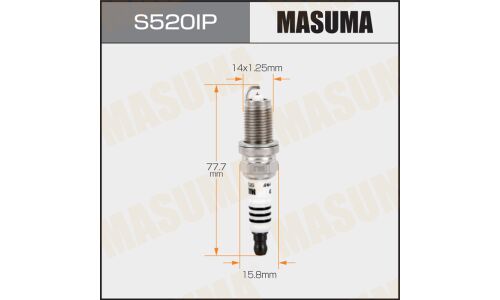 Свеча зажигания Masuma Iridium+Platinum IZFR6K13 с иридиевым электродом, арт. S520IP