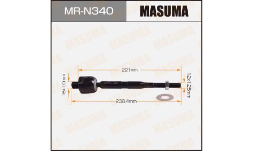 Тяга рулевая Masuma, для Nissan Juke, арт. MR-N340
