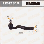 Наконечник рулевой тяги Masuma, для Toyota Tundra, арт. ME-T181R