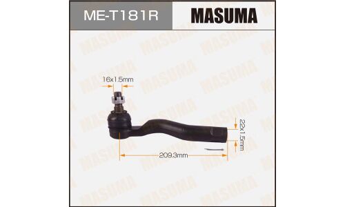 Наконечник рулевой тяги Masuma, для Toyota Tundra, арт. ME-T181R