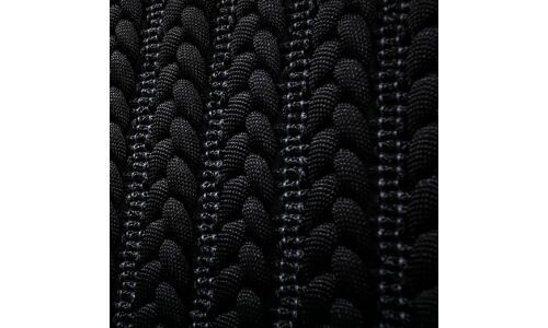 Чехлы-накидки CARFORT Inspired для передних и задних сидений, экокожа с рельефным текстилем, черный цвет, комплект