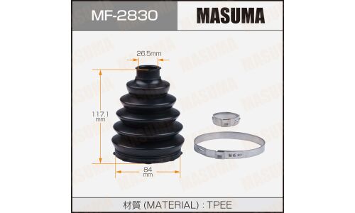 Пыльник ШРУСа Masuma, пластик (с хомутом), арт. MF-2830