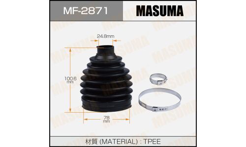 Пыльник привода Masuma, пластик (с хомутом), арт. MF-2871