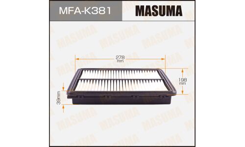 Фильтр воздушный Masuma, арт. MFA-K381