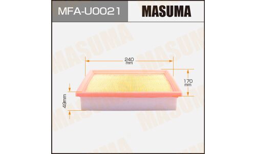 Фильтр воздушный Masuma, арт. MFA-U0021