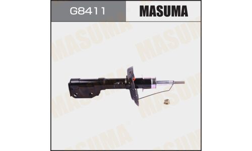 Амортизационная стойка Masuma газомасляная двухтрубная, передняя, левая, 1 шт, арт. G8411 (соответствует KYB 338002)