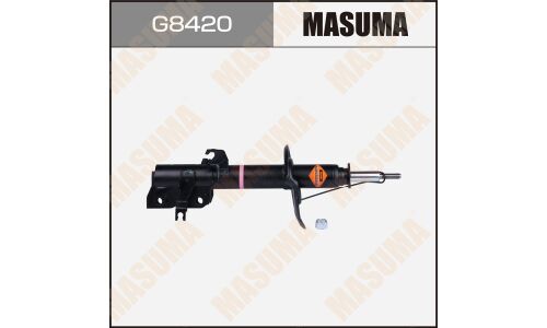 Амортизационная стойка Masuma газомасляная двухтрубная, передняя, левая, 1 шт, арт. G8420 (соответствует KYB 339199)