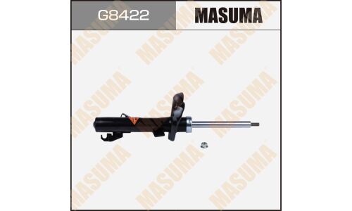 Амортизационная стойка Masuma газомасляная двухтрубная, передняя, левая, 1 шт, арт. G8422 (соответствует KYB 334701)