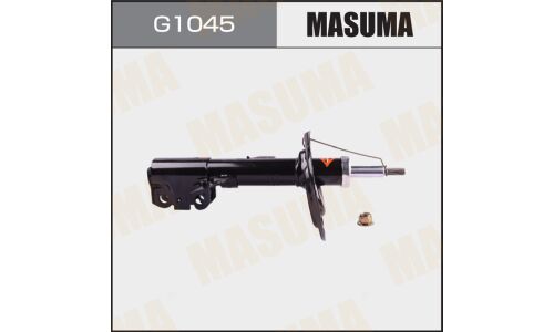 Амортизационная стойка Masuma газомасляная двухтрубная, передняя, левая, 1 шт, арт. G1045 (соответствует KYB 339024)