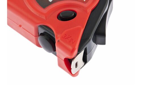 Рулетка Matrix, 19мм х 5м, с 3-мя фиксаторами, обрезиненный корпус, арт. 31002