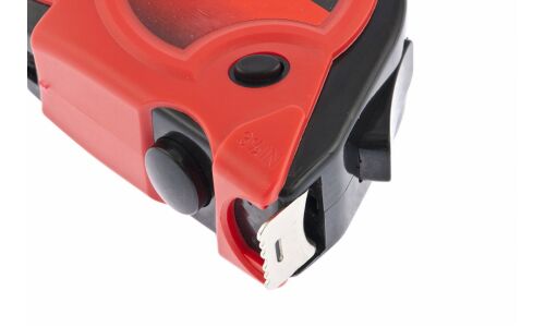 Рулетка Matrix, 25мм х 7.5м, с 3-мя фиксаторами, обрезиненный корпус, арт. 31001