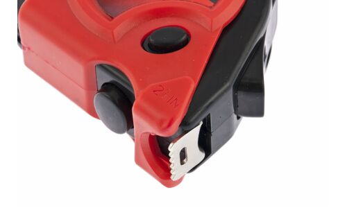 Рулетка Matrix, 16мм х 3м, с 3-мя фиксаторами, обрезиненный корпус, арт. 31003