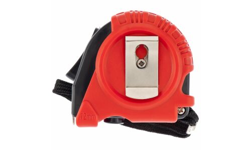Рулетка Matrix, 16мм х 3м, с 3-мя фиксаторами, обрезиненный корпус, арт. 31003