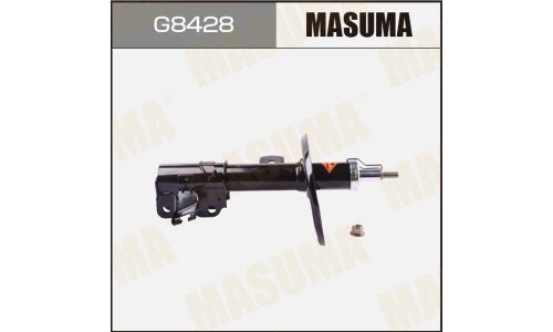 Амортизационная стойка Masuma газомасляная двухтрубная, передняя, левая, 1 шт, арт. G8428 (соответствует KYB 339330)