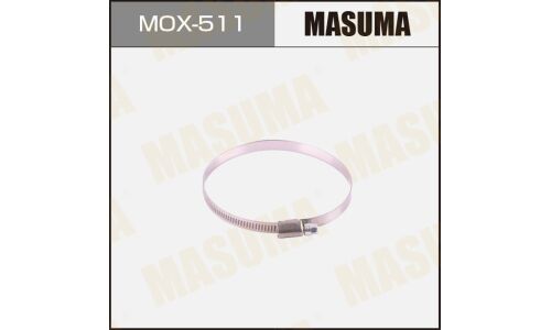 Хомут червячный Masuma Ø80-100мм, ширина 9мм, нержавеющая сталь W2, арт. MOX-511, комплект 10 шт