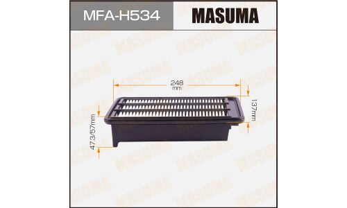 Фильтр воздушный Masuma, с масляной пропиткой, арт. MFA-H534