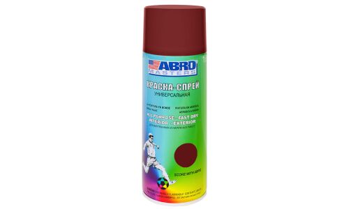 Краска аэрозольная ABRO Masters, для металлических и деревянных поверхностей, коричневый грунт, баллон 272мл, арт. SP-010-AM-REP