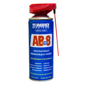 Смазка проникающая (жидкий ключ) ABRO Masters AB-8, многоцелевая, антикоррозийная, баллон 450мл, с насадкой, арт. AB-8-450-RE