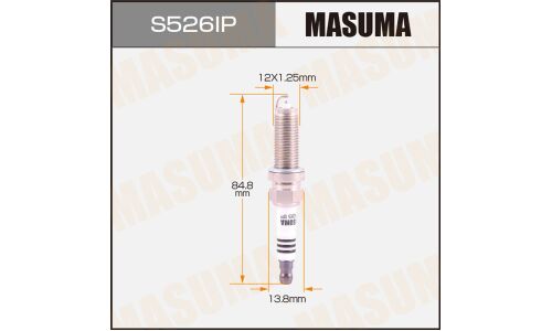 Свеча зажигания Masuma Iridium+Platinum ILZKAR7E11S с иридиевым электродом, арт. S526IP