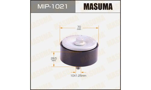 Ролик обводной ремня привода навесного оборудования, 1TRFE, 1TRFPE, 2TRFE