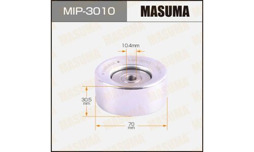 Ролик обводной ремня привода навесного оборудования Masuma, 4B10, 4B11, 4B12, 4J10, 4J11, 4J12, 4N15