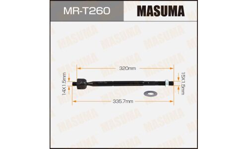 Тяга рулевая Masuma, для Toyota Caldina / Wish, арт. MR-T260