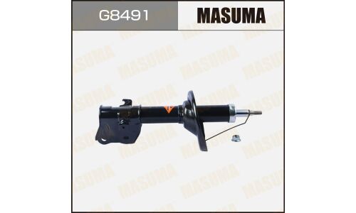 Амортизационная стойка Masuma газомасляная двухтрубная, передняя, левая, 1 шт, арт. G8491 (соответствует KYB 339170)