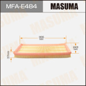 Фильтр воздушный Masuma, арт. MFA-E484