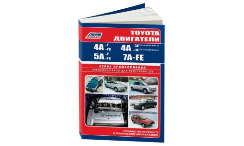 Руководство по ремонту и обслуживанию бензиновых двигателей Toyota (4A, 5A, 7A, 3S)