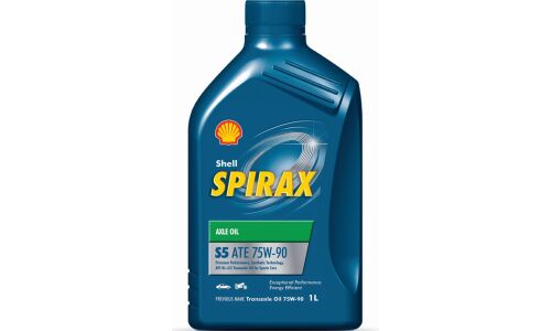 Масло трансмиссионное Shell Spirax S5 ATE 75w90, синтетическое, API GL-5, для МКПП и мосты, 1л, арт. 550057966
