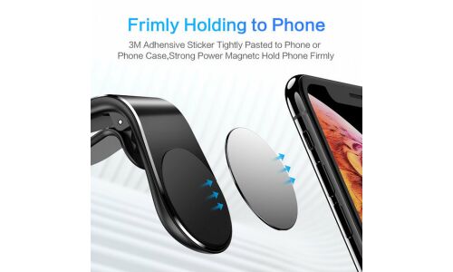 Держатель для телефона Magnetic Car Bracket Holder, магнитный, в дефлектор, черный