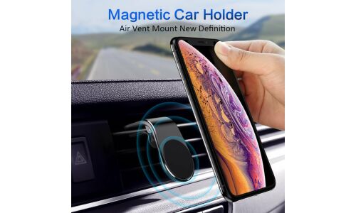 Держатель для телефона Magnetic Car Bracket Holder, магнитный, в дефлектор, черный