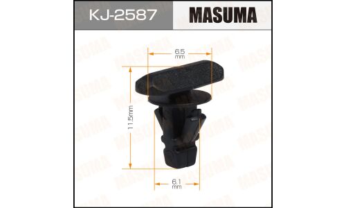 Клипса крепёжная уплотнителей дверей Masuma, для Honda, арт. KJ-2587