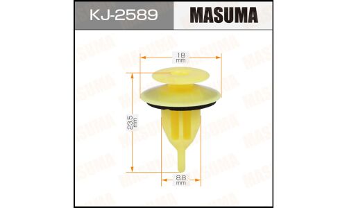 Клипса крепёжная накладок крыла Masuma, для Lexus, Toyota, арт. KJ-2589