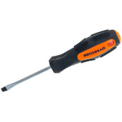 Отвёртка шлицевая Автодело, SL5x75мм, с прорезиненной рукояткой, магнитная, арт. АД-30705 Отвёртка шлицевая Автодело, SL5x75мм, с прорезиненной рукояткой, магнитная, арт. АД-30705