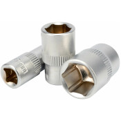 Головка торцевая Автодело, короткая, 6-гранная, под квадрат 1/4