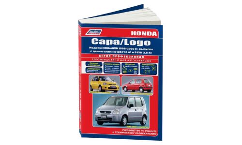 Руководство по эксплуатации, техническому обслуживанию и ремонту Honda Capa, Honda Logo с бензиновым двигателем (1996-2002 гг.)