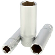 Головка торцевая Автодело, длинная, 6-гранная, под квадрат 1/4