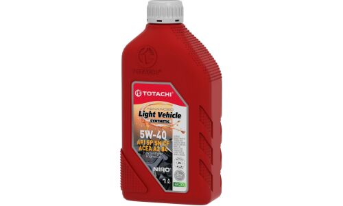 Масло моторное Totachi Niro LV 5w40 синтетическое, API SP/CF, ACEA A3/B4, универсальное, 1л, арт. 19801