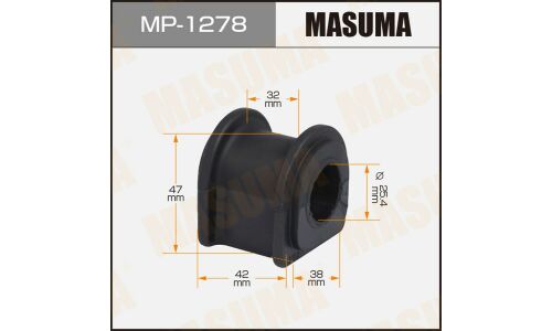 Втулка стабилизатора Masuma, для Toyota Mark X / Crown, арт. MP-1278