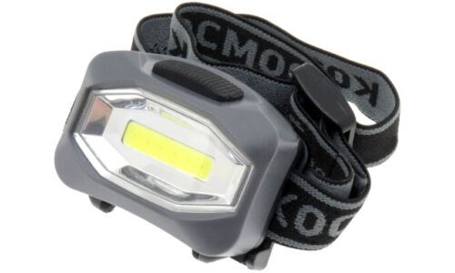 Фонарь налобный Космос, LED, на батарейках 3хAAA, 3 режима, арт. H101-COB