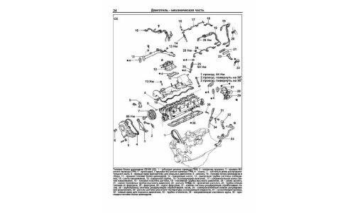 Руководство по ремонту и обслуживанию дизельных двигателей Toyota (1C, 2C, 2C-T)