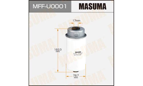 Фильтр топливный Masuma, арт. MFF-U0001